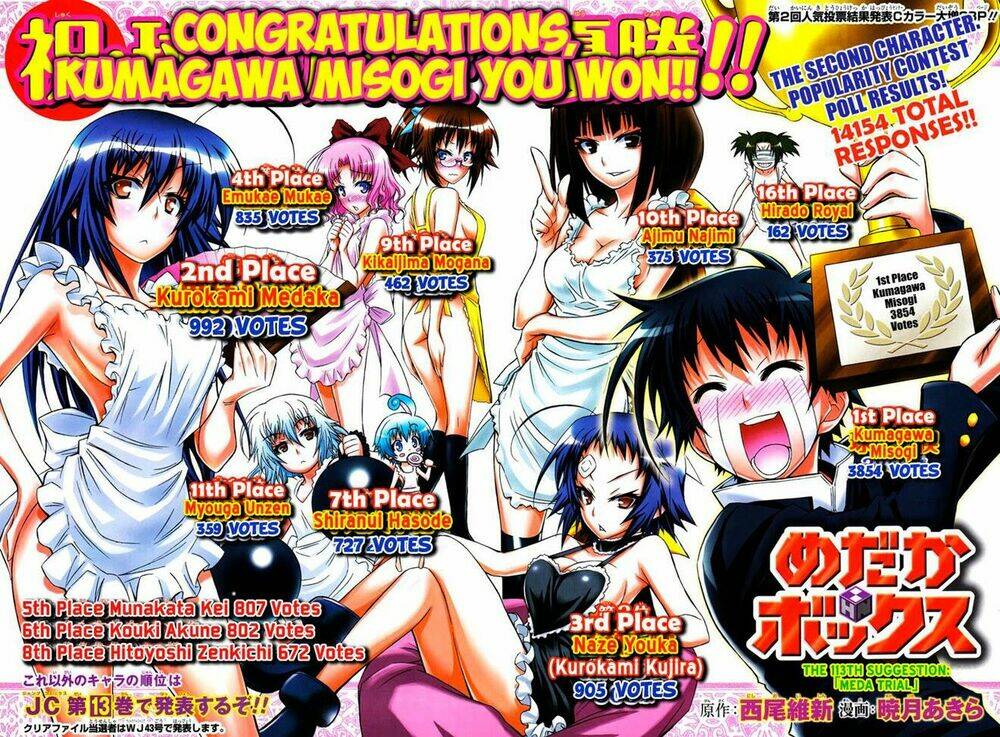 medaka box chương 113 - Next chương 114