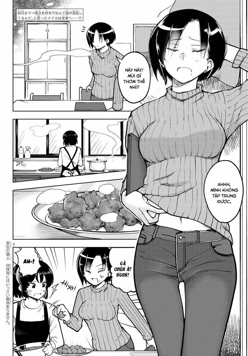 meika-san can't conceal her emotions chapter 20: meika-san ở nhà cha mẹ ruột - Trang 2