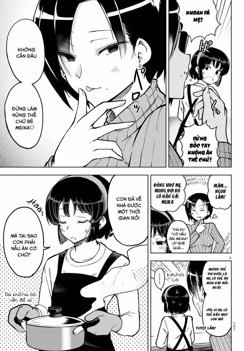 meika-san can't conceal her emotions chapter 20: meika-san ở nhà cha mẹ ruột - Trang 2