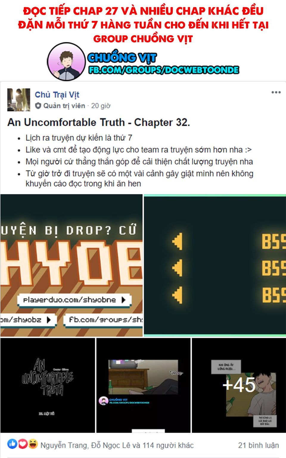 …”Một Sự Thật Khá Khó Chịu.” Chapter 27 - Next Chapter 28