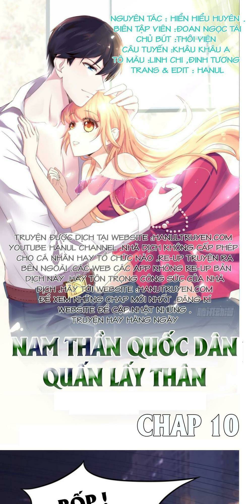 nam thần quốc dân quấn lấy tôi chapter 10 - Trang 2