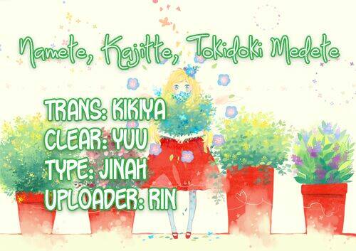 Namete, Kajitte, Tokidoki Medete Chapter 2 - Trang 2