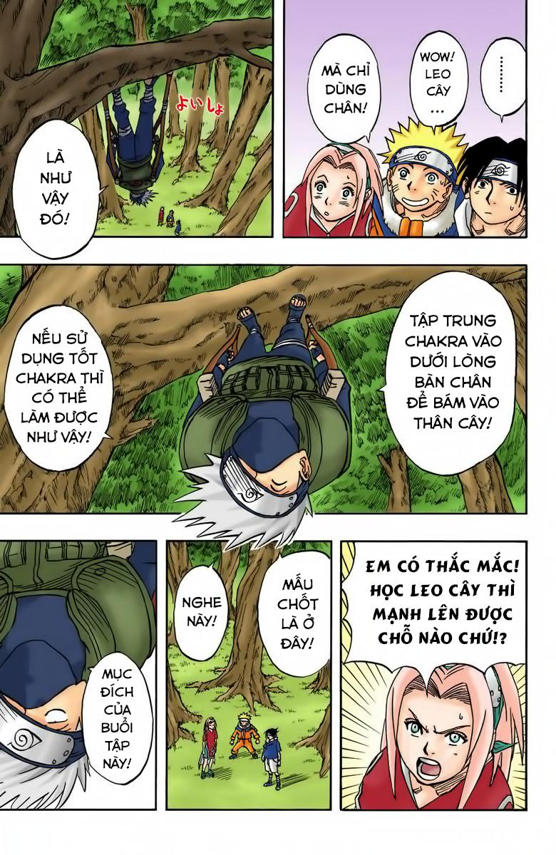 naruto full màu chapter 18: - bắt đầu tập luyện - Next chapter 19: - biểu tượng của sự dũng cảm