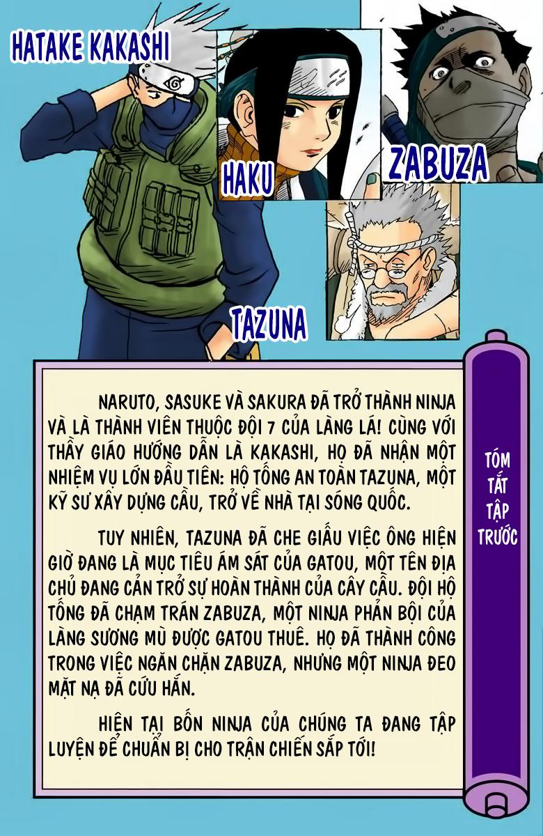 naruto full màu chapter 18: - bắt đầu tập luyện - Next chapter 19: - biểu tượng của sự dũng cảm