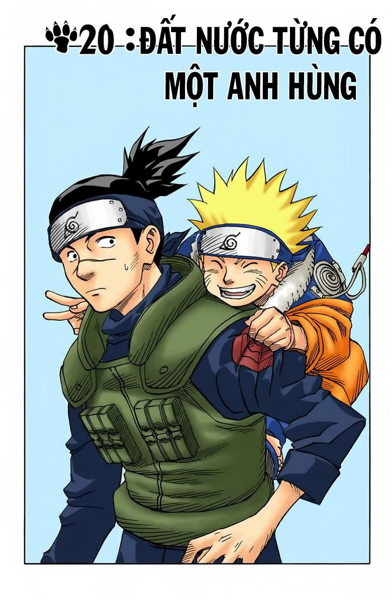 naruto full màu chapter 20: - Đất nước từng có một anh hùng - Next chapter 21: - gặp gỡ trong rừng