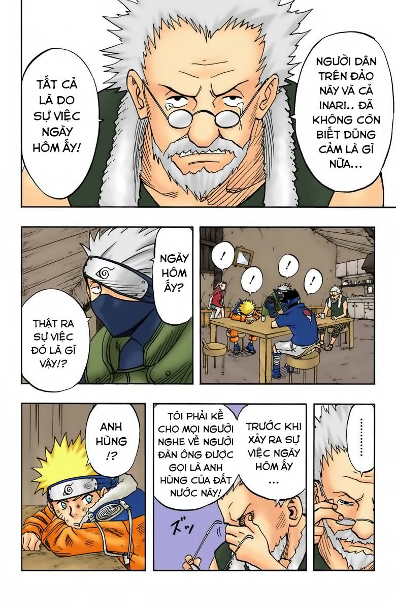 naruto full màu chapter 20: - Đất nước từng có một anh hùng - Next chapter 21: - gặp gỡ trong rừng