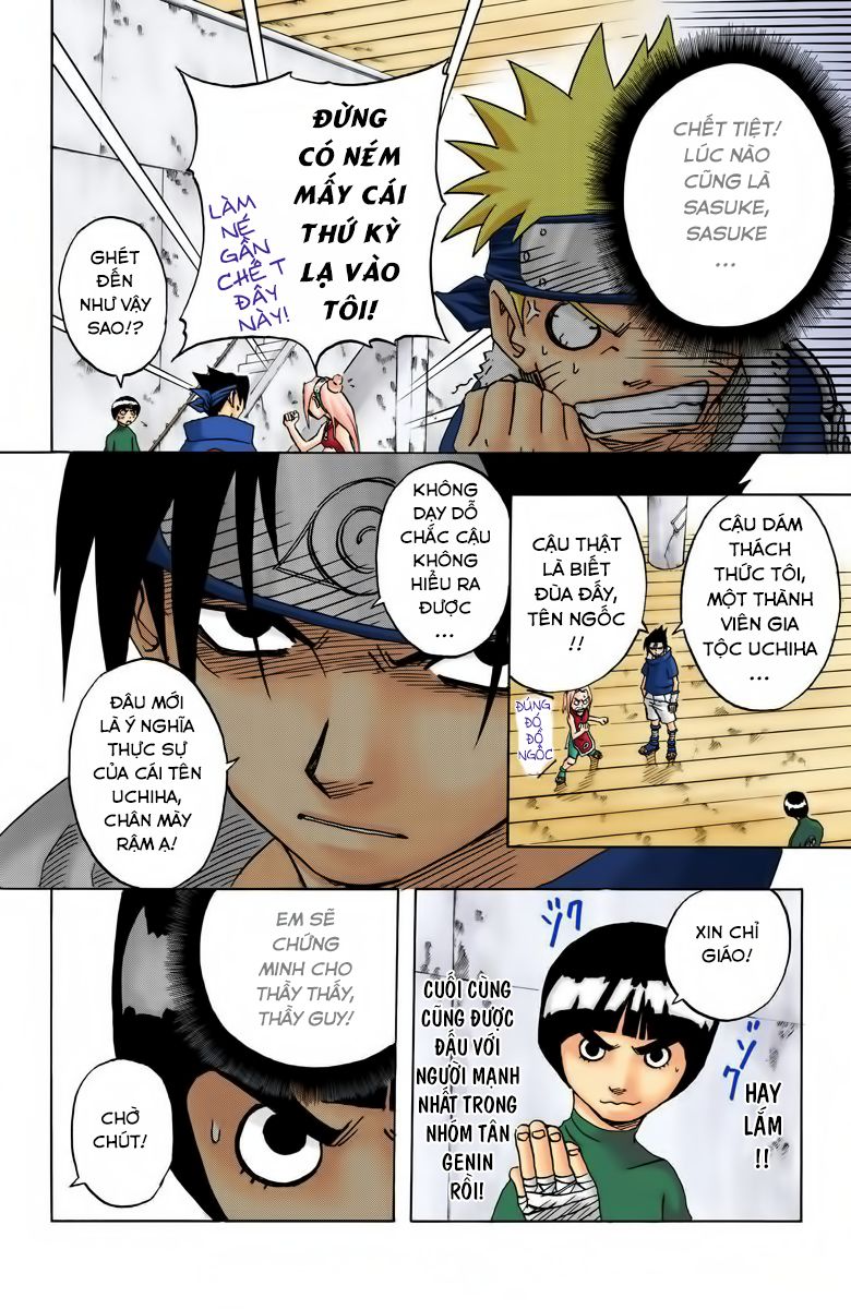 naruto full màu chapter 37: - khắc tinh - Next chapter 38: - bắt đầu