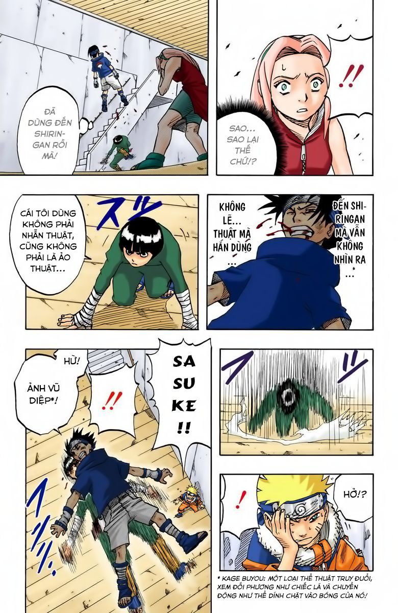 naruto full màu chapter 37: - khắc tinh - Next chapter 38: - bắt đầu