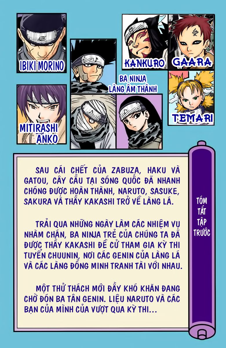 naruto full màu chapter 37: - khắc tinh - Next chapter 38: - bắt đầu