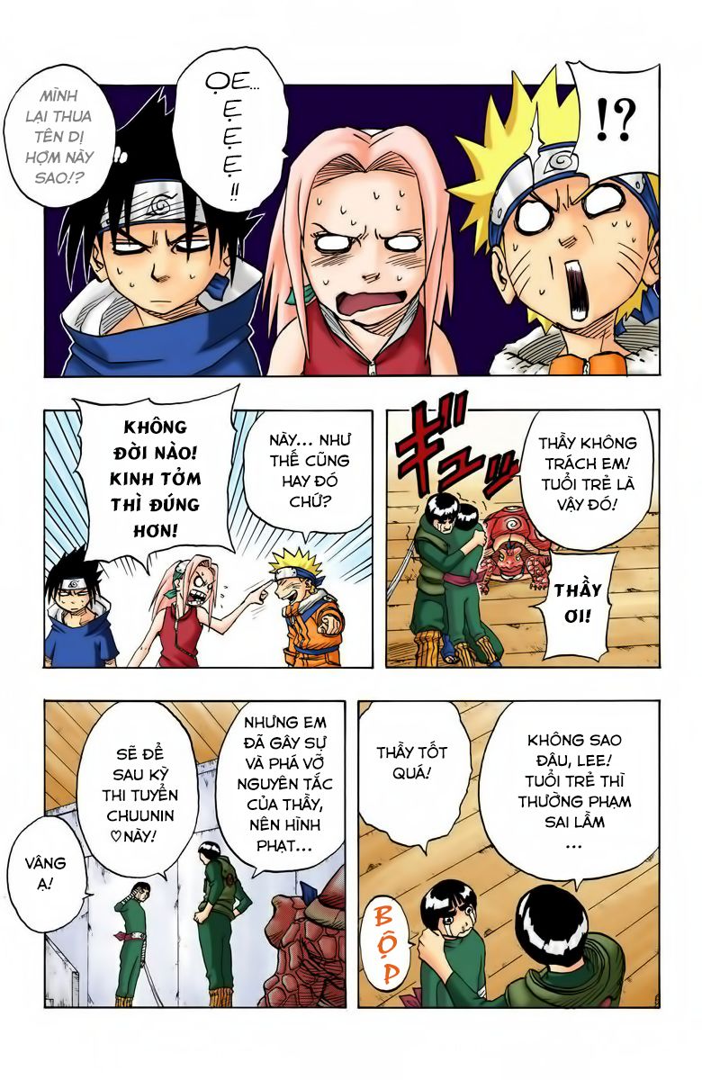 naruto full màu chapter 38: - bắt đầu - Next chapter 39: - những đối thủ