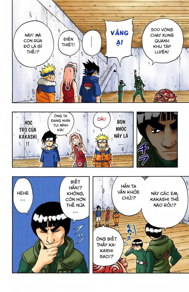 naruto full màu chapter 38: - bắt đầu - Next chapter 39: - những đối thủ