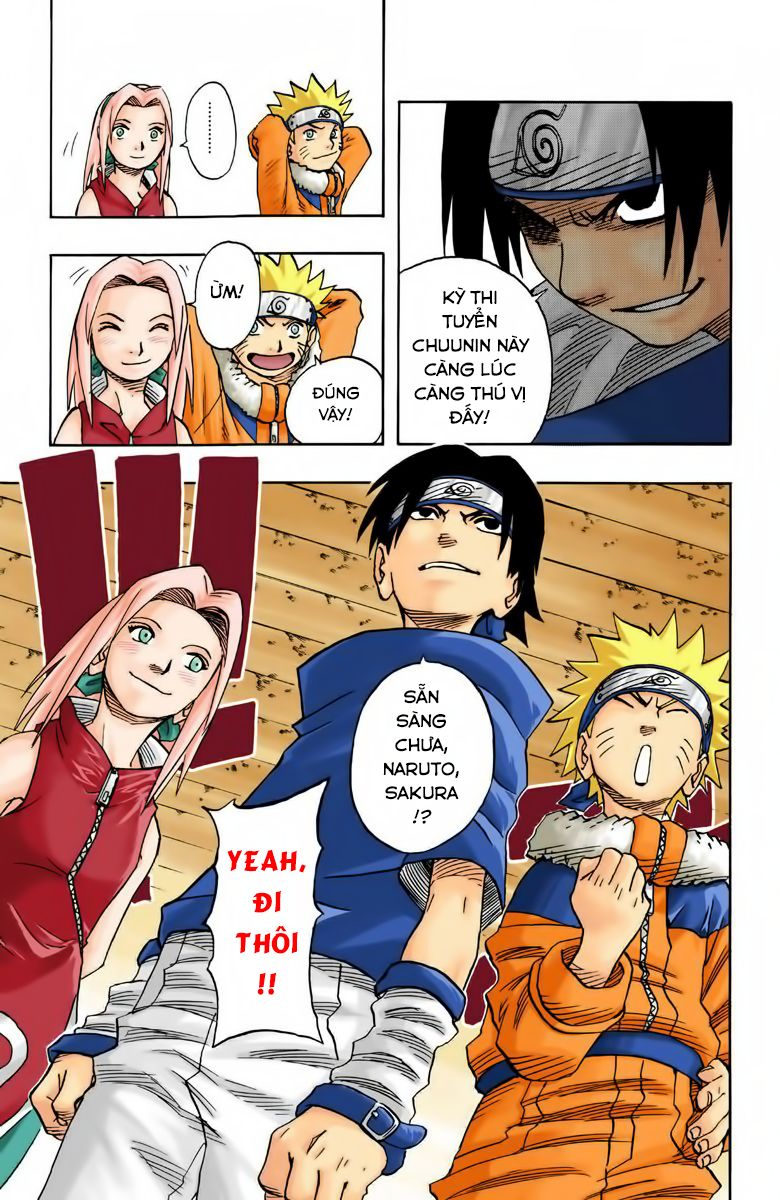 naruto full màu chapter 38: - bắt đầu - Next chapter 39: - những đối thủ