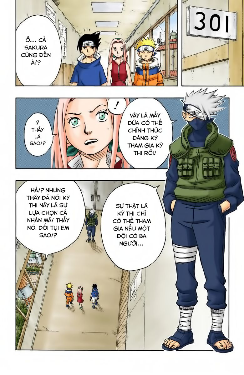 naruto full màu chapter 38: - bắt đầu - Next chapter 39: - những đối thủ