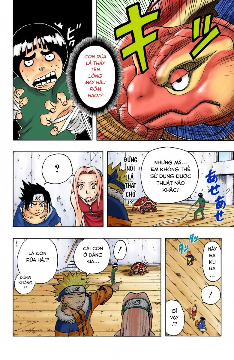 naruto full màu chapter 38: - bắt đầu - Next chapter 39: - những đối thủ