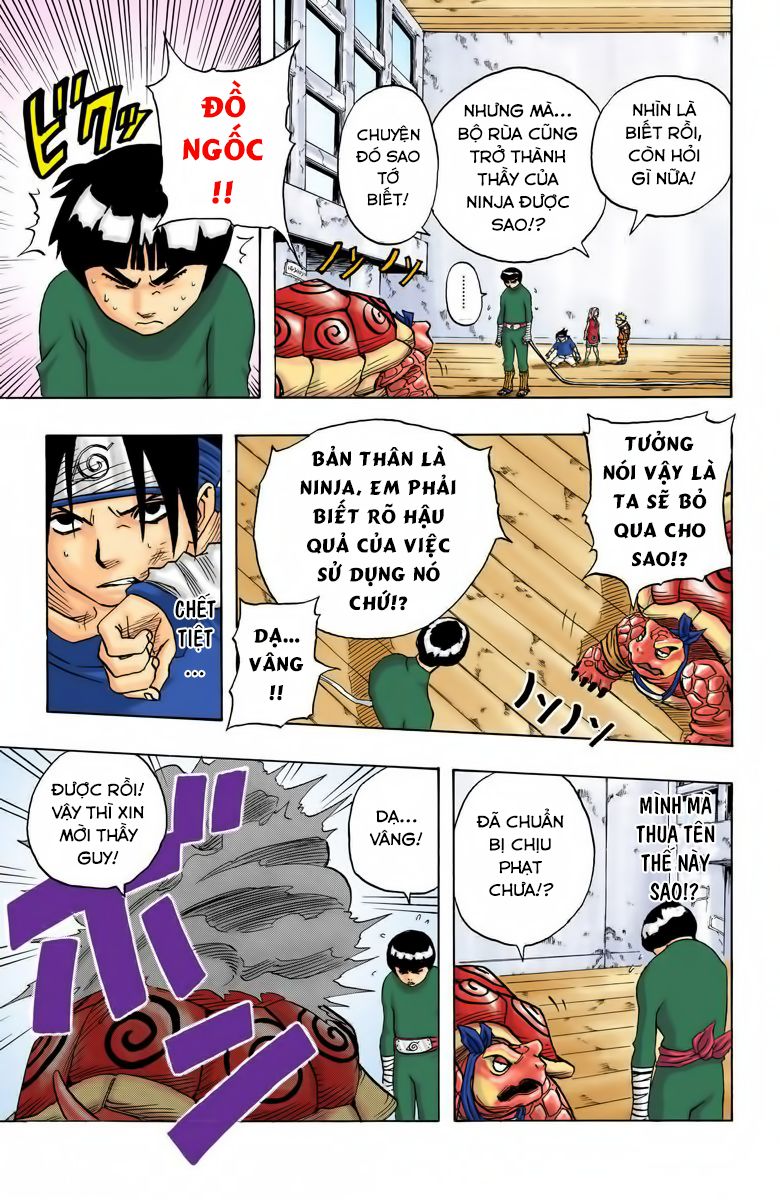 naruto full màu chapter 38: - bắt đầu - Next chapter 39: - những đối thủ