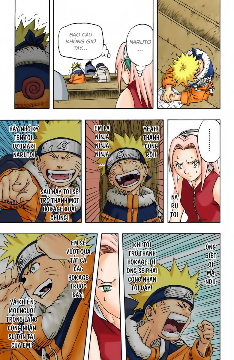 naruto full màu chapter 43: - câu hỏi thứ 10 - Next chapter 44: - mấu chốt của vòng thi