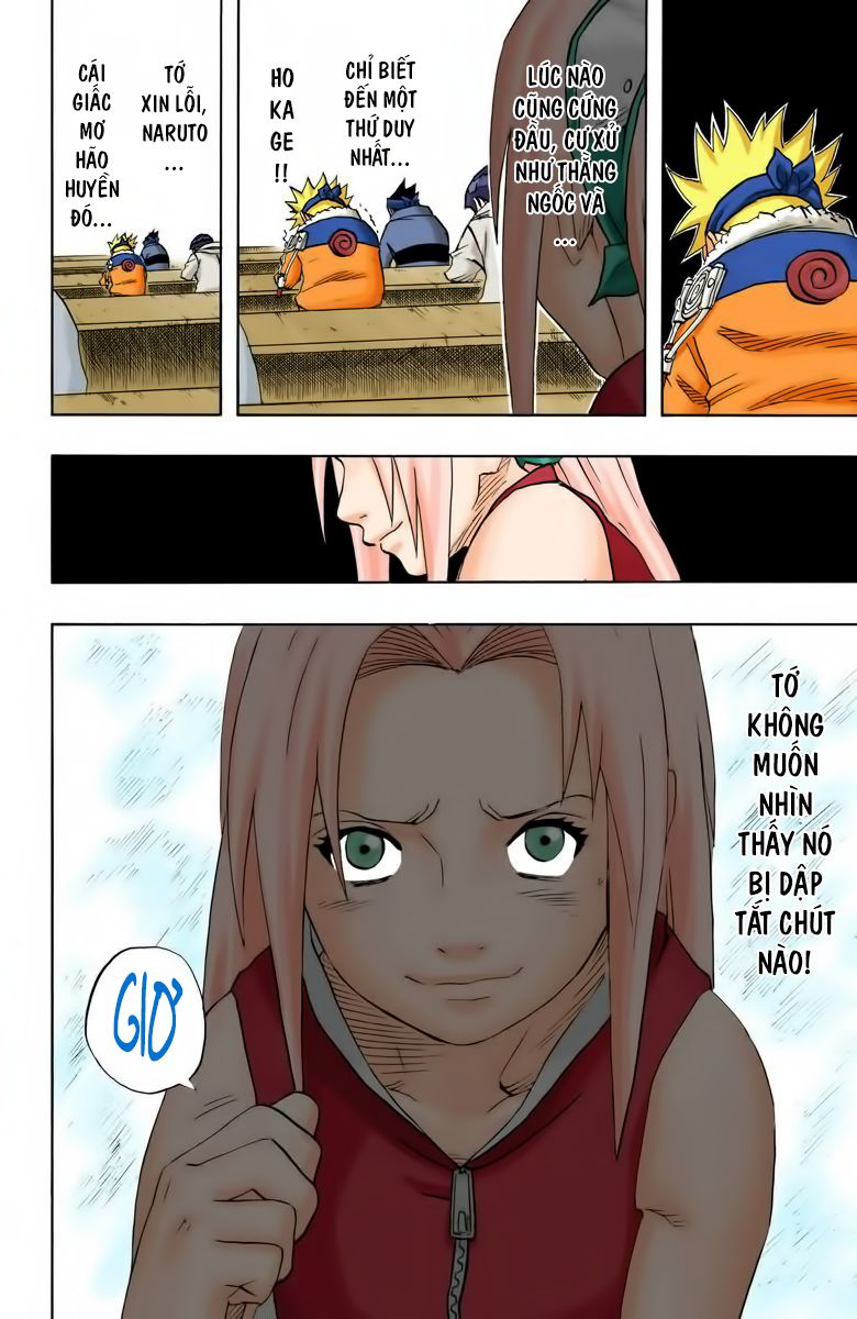 naruto full màu chapter 43: - câu hỏi thứ 10 - Next chapter 44: - mấu chốt của vòng thi