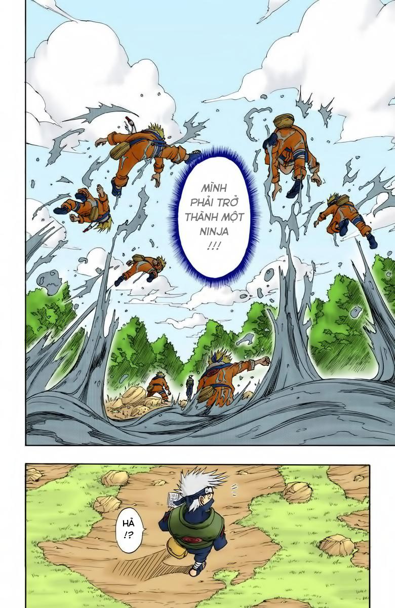 naruto full màu chapter 5: - bất cẩn là kẻ thù nguy hiểm nhât - Next chapter 6: - không phải sasuke