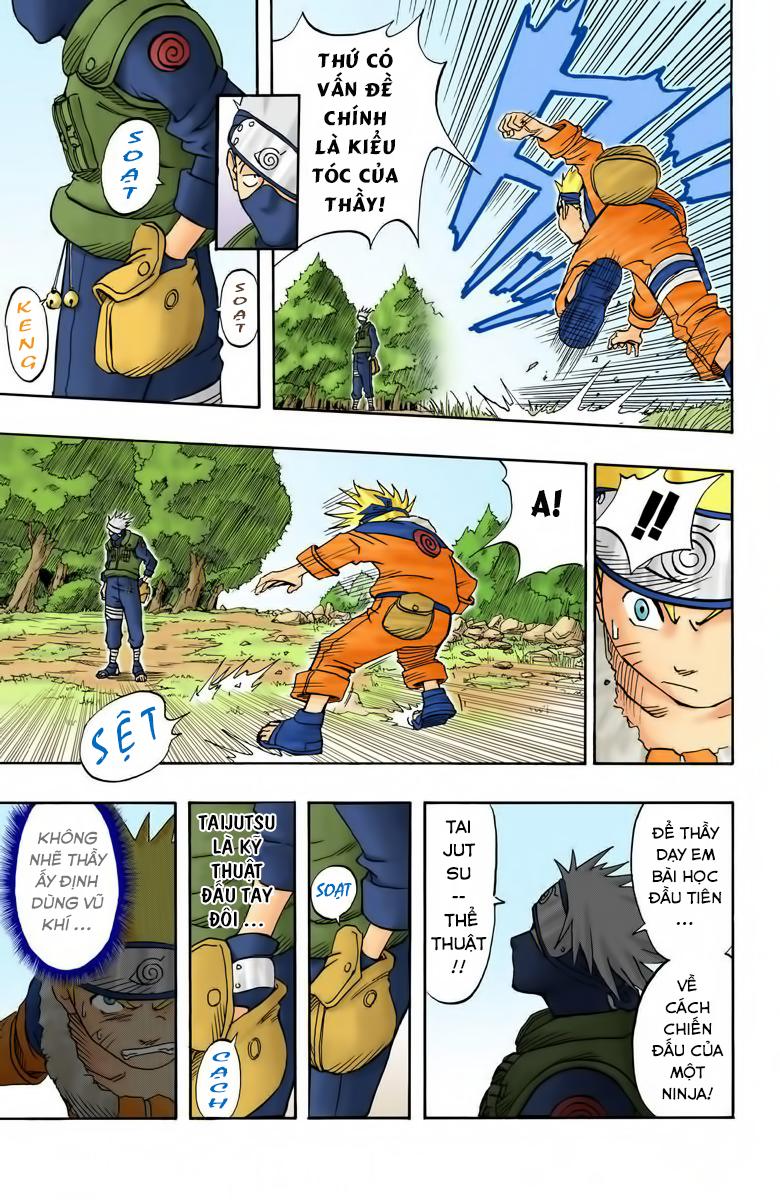 naruto full màu chapter 5: - bất cẩn là kẻ thù nguy hiểm nhât - Next chapter 6: - không phải sasuke