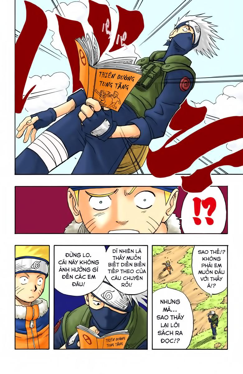 naruto full màu chapter 5: - bất cẩn là kẻ thù nguy hiểm nhât - Next chapter 6: - không phải sasuke