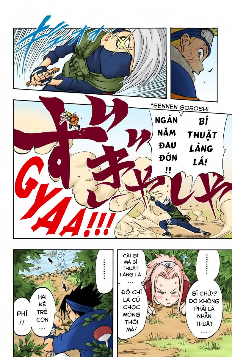 naruto full màu chapter 5: - bất cẩn là kẻ thù nguy hiểm nhât - Next chapter 6: - không phải sasuke