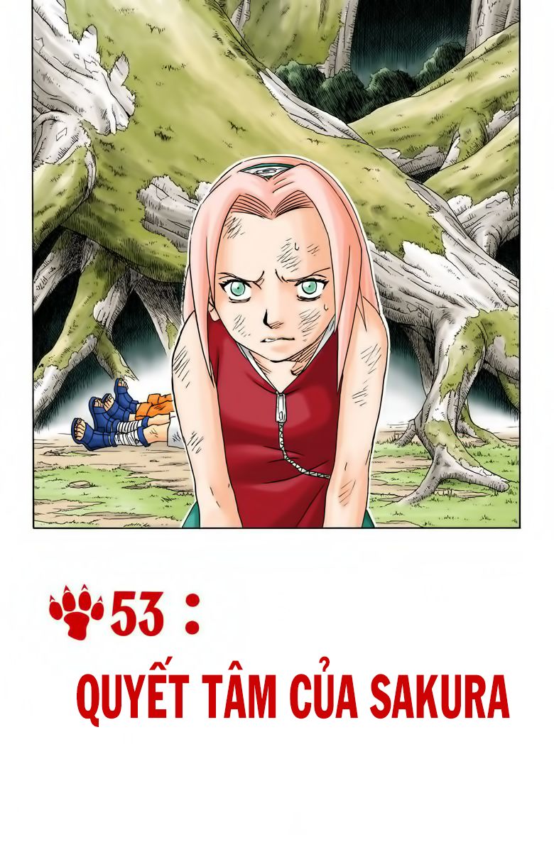 naruto full màu chapter 53: - quyết tâm của sakura - Next chapter 54: - sakura và ino