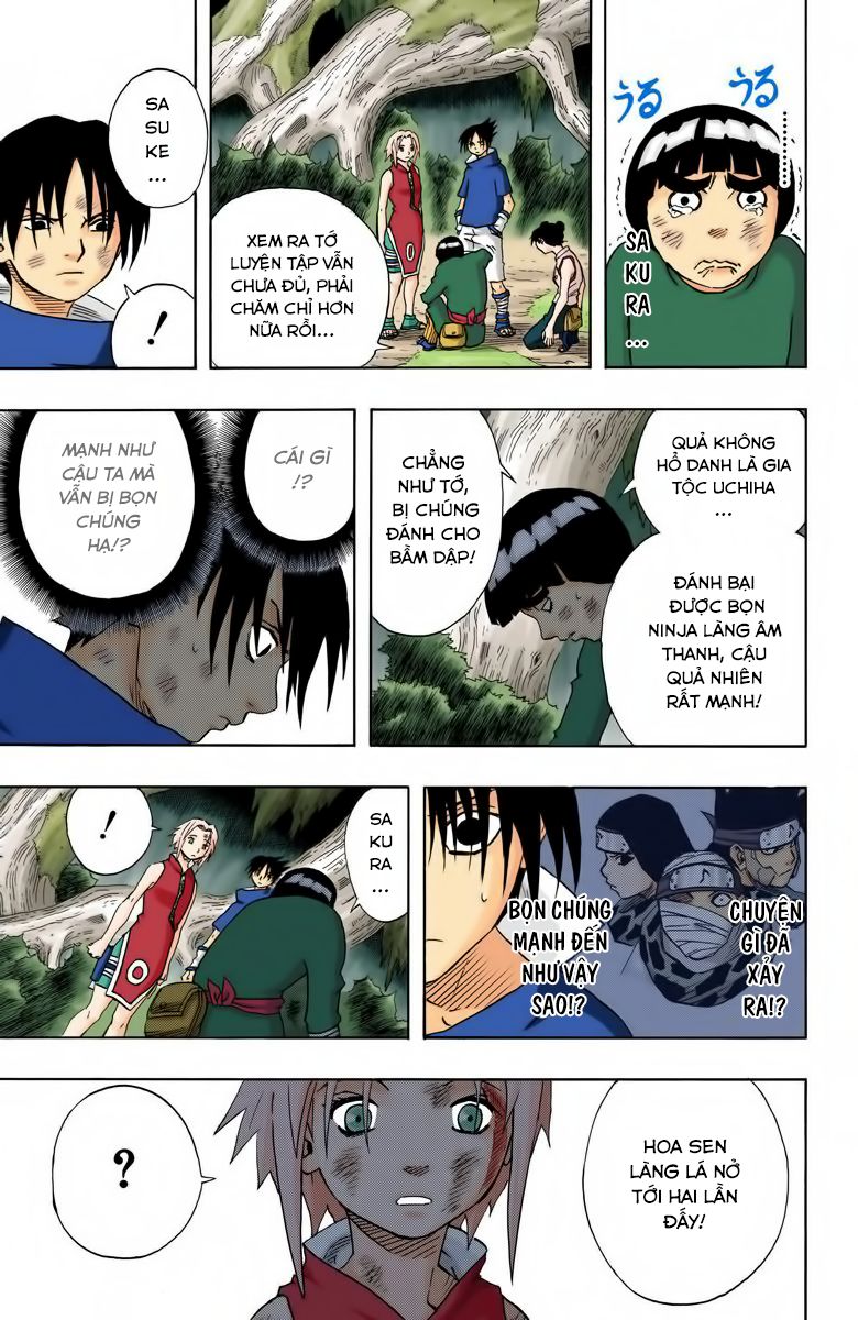 naruto full màu chapter 57: - sớm hơn 10 tiếng - Next chapter 58: - nhân chứng