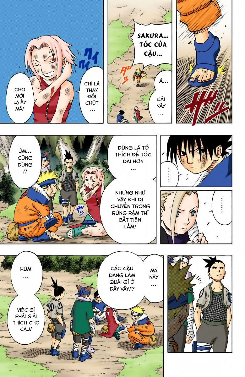 naruto full màu chapter 57: - sớm hơn 10 tiếng - Next chapter 58: - nhân chứng