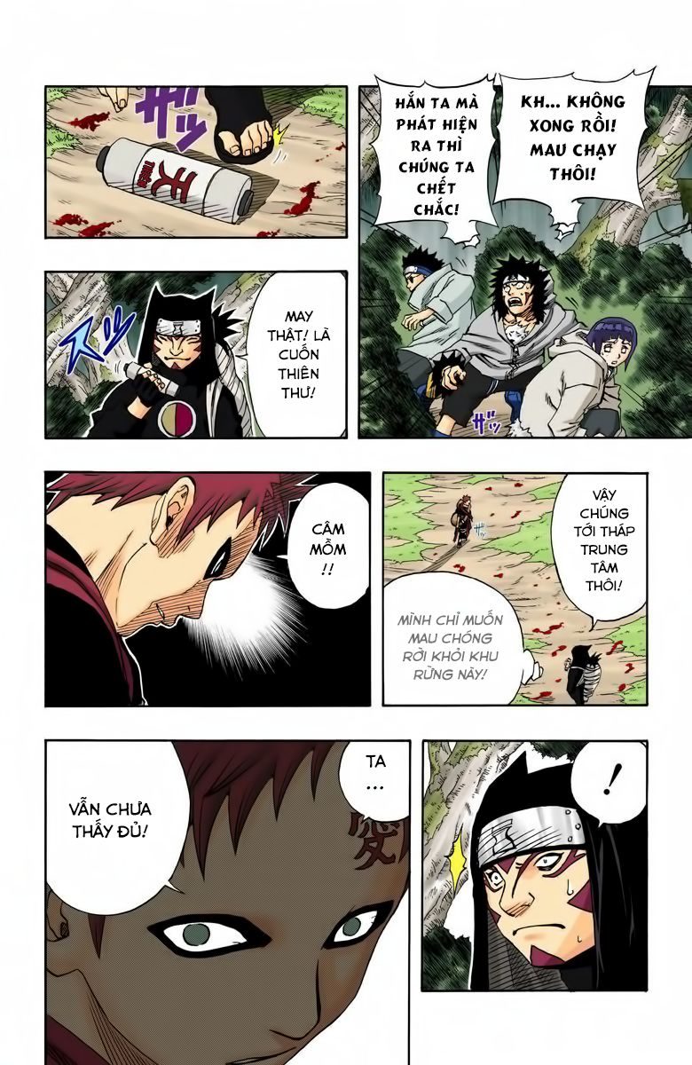 naruto full màu chapter 59: - thảm kịch của cát - Next chapter 60: cơ hội cuối cùng