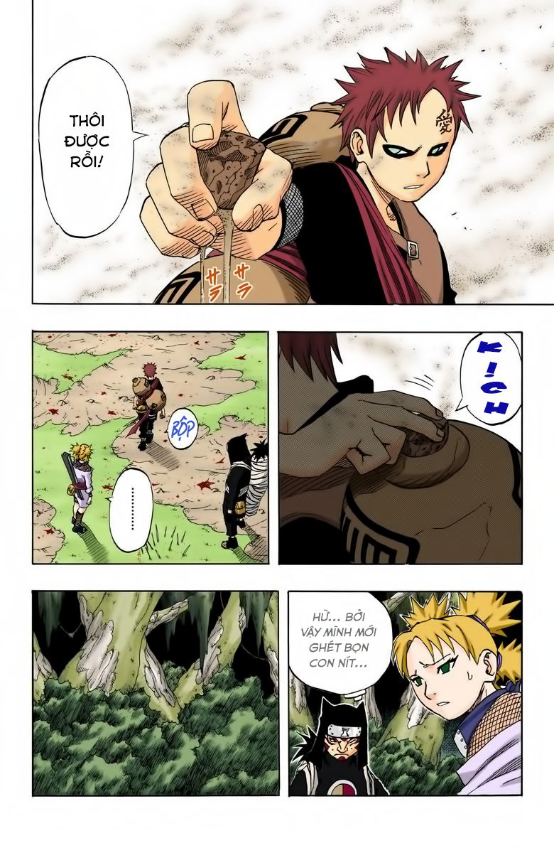 naruto full màu chapter 59: - thảm kịch của cát - Next chapter 60: cơ hội cuối cùng