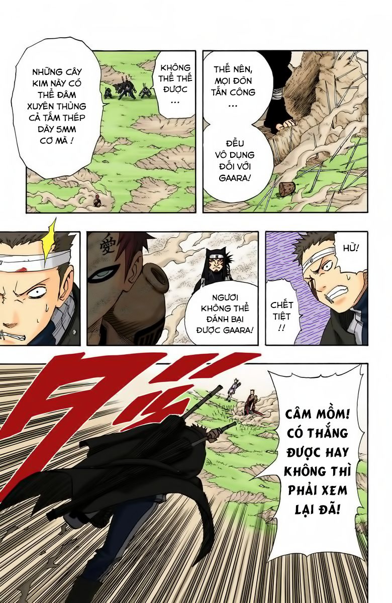 naruto full màu chapter 59: - thảm kịch của cát - Next chapter 60: cơ hội cuối cùng