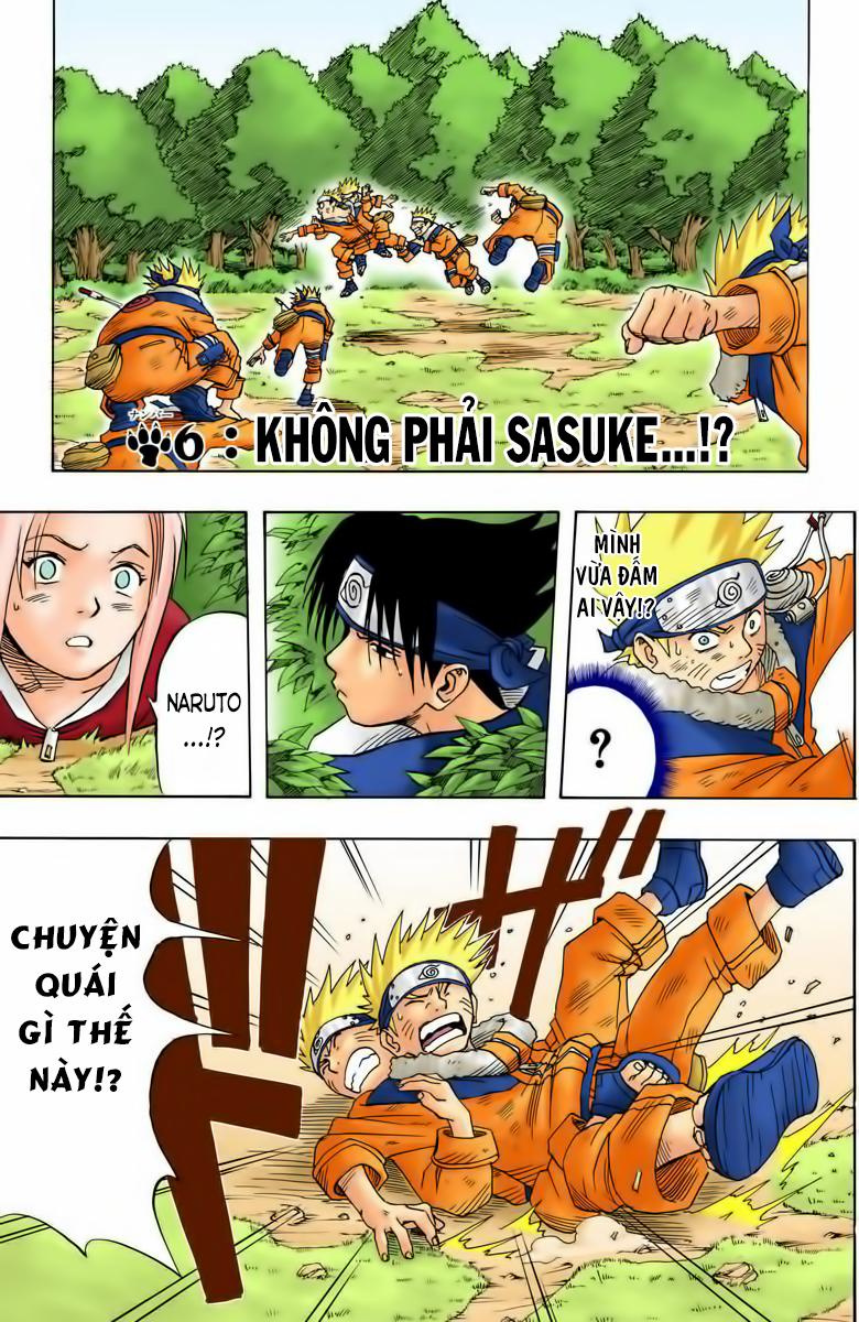 naruto full màu chapter 6: - không phải sasuke - Next Chương 7