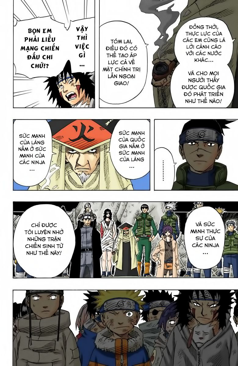 naruto full màu chapter 65: - trận chiến sinh tử - Next chapter 66: - lời khuyên của sakura