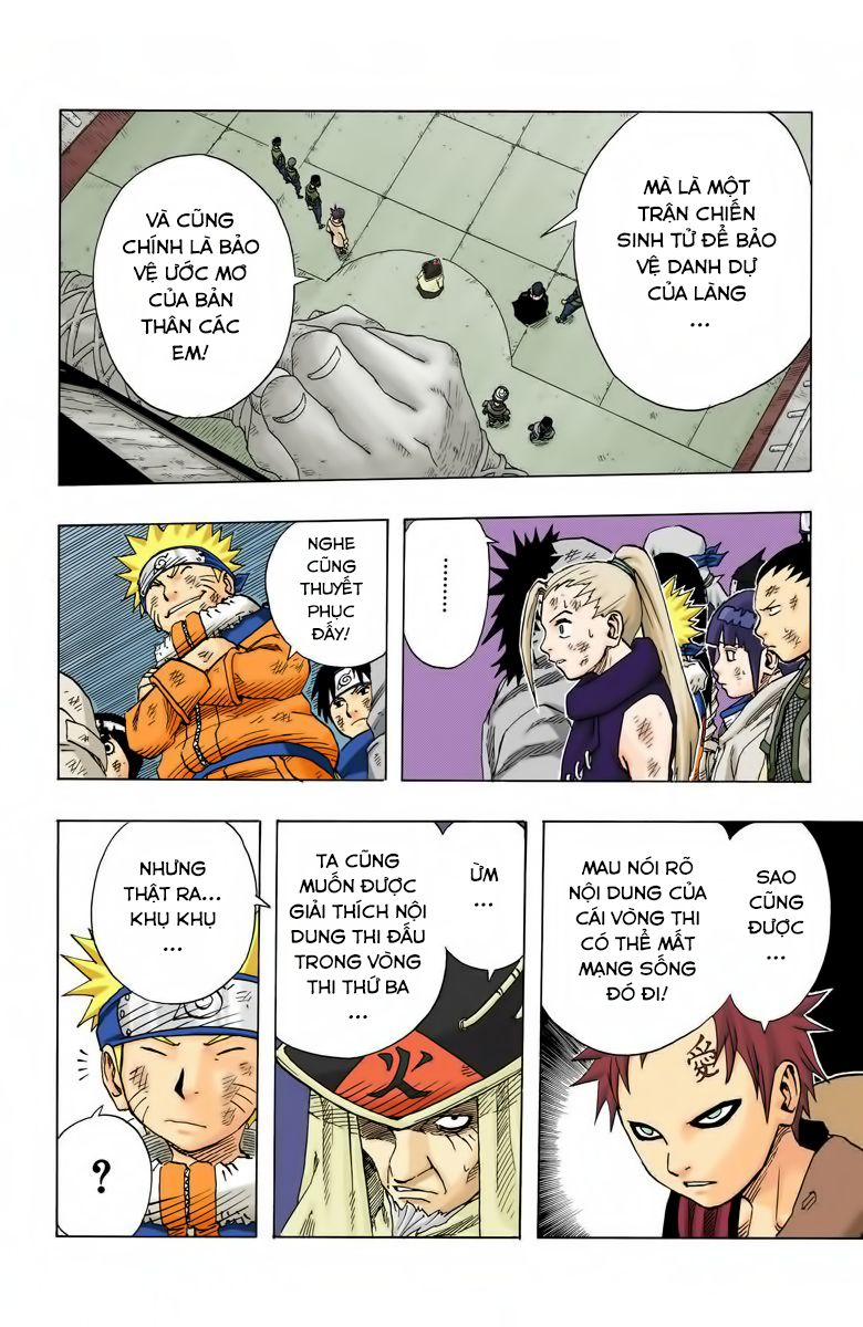 naruto full màu chapter 65: - trận chiến sinh tử - Next chapter 66: - lời khuyên của sakura