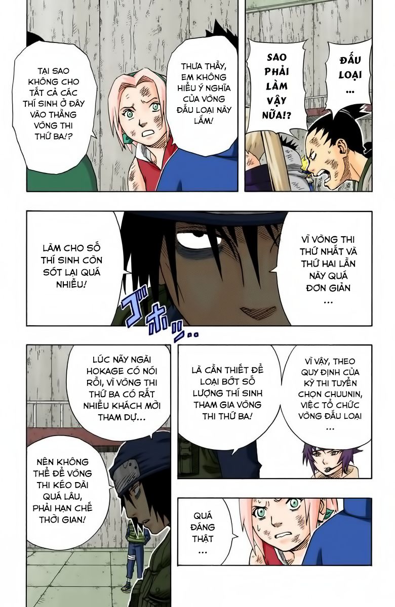 naruto full màu chapter 65: - trận chiến sinh tử - Next chapter 66: - lời khuyên của sakura