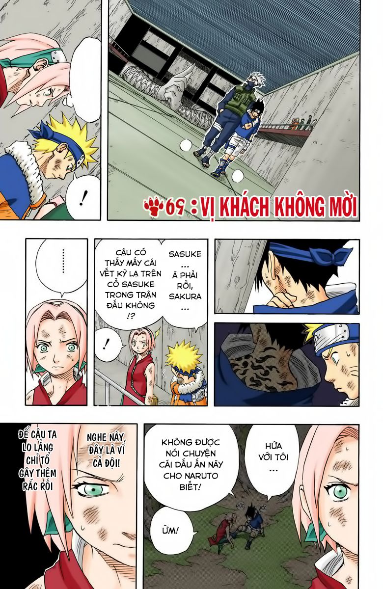 naruto full màu chapter 69: - vị khách không mời - Next chapter 70: - kẻ sẽ chết là