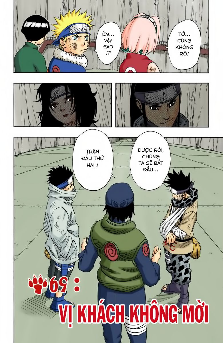 naruto full màu chapter 69: - vị khách không mời - Next chapter 70: - kẻ sẽ chết là