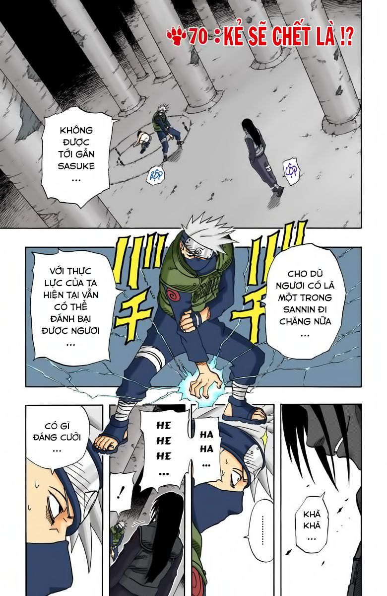 naruto full màu chapter 70: - kẻ sẽ chết là - Next chapter 71: - bức tường quá cao