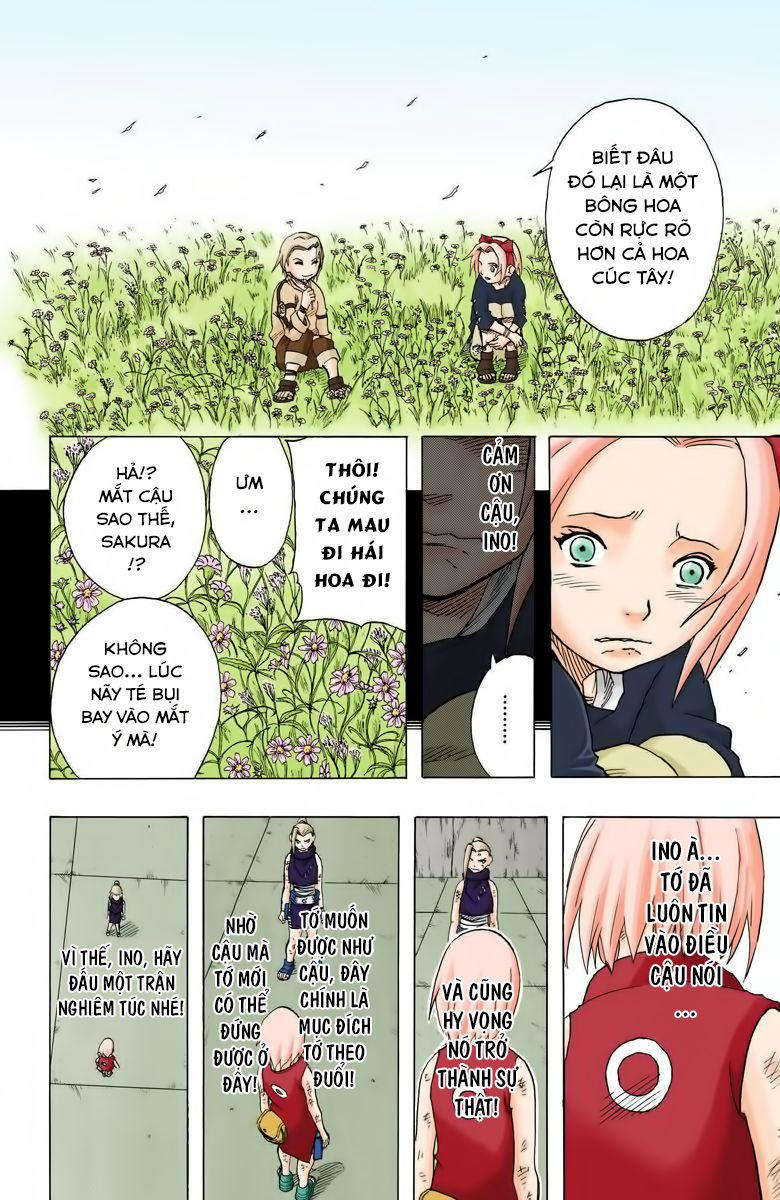 naruto full màu chapter 71: - bức tường quá cao - Next chapter 72: - Đua tài