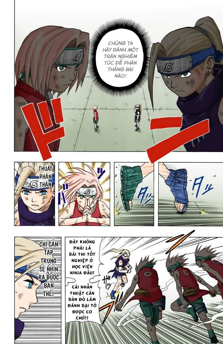 naruto full màu chapter 71: - bức tường quá cao - Next chapter 72: - Đua tài