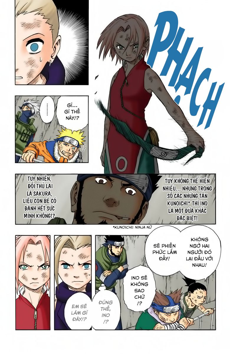 naruto full màu chapter 71: - bức tường quá cao - Next chapter 72: - Đua tài