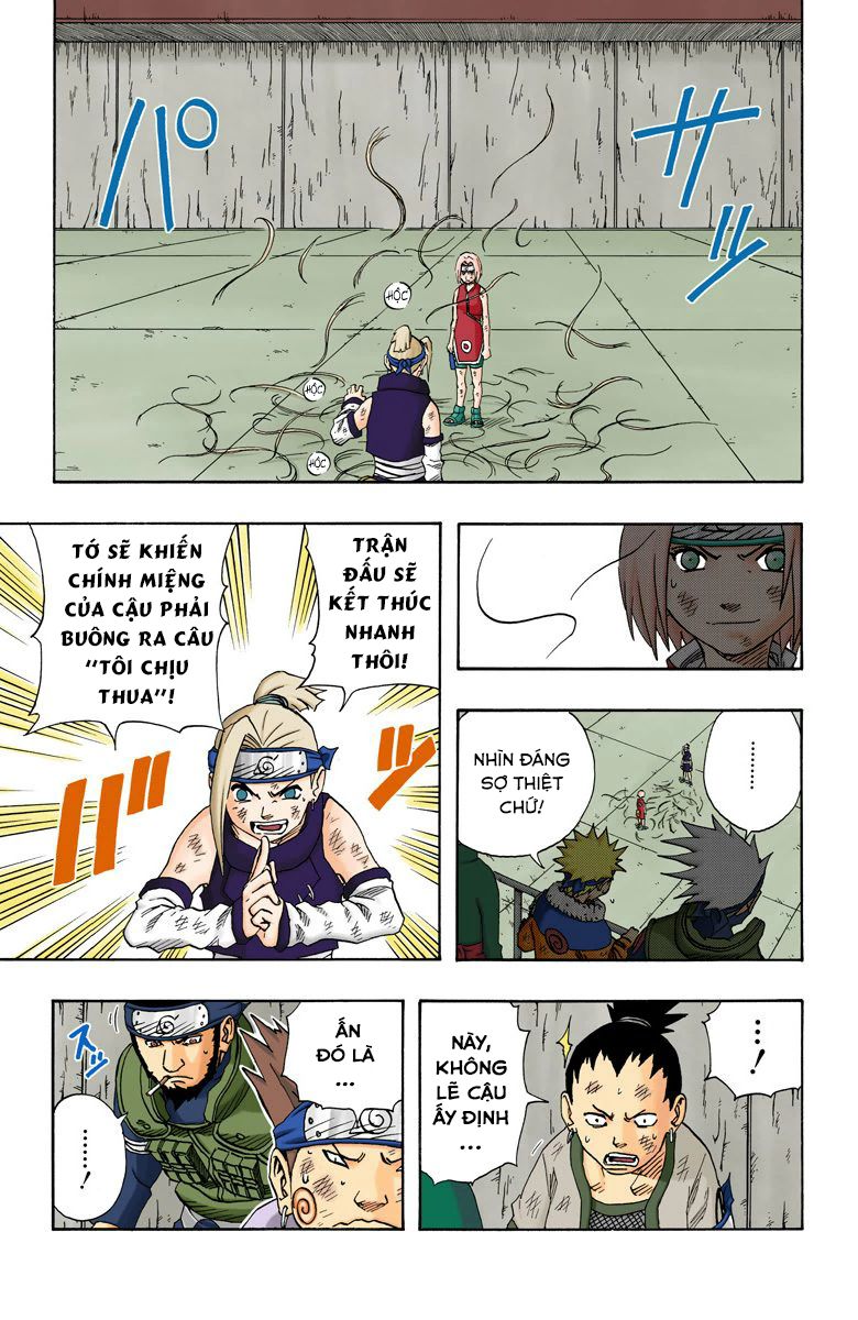 naruto full màu chapter 72: - Đua tài - Next chapter 73: - tuyên bố bại trận