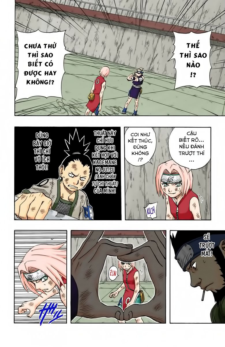 naruto full màu chapter 72: - Đua tài - Next chapter 73: - tuyên bố bại trận