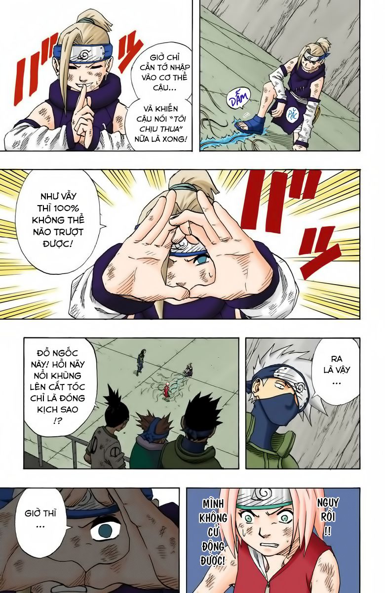 naruto full màu chapter 72: - Đua tài - Next chapter 73: - tuyên bố bại trận