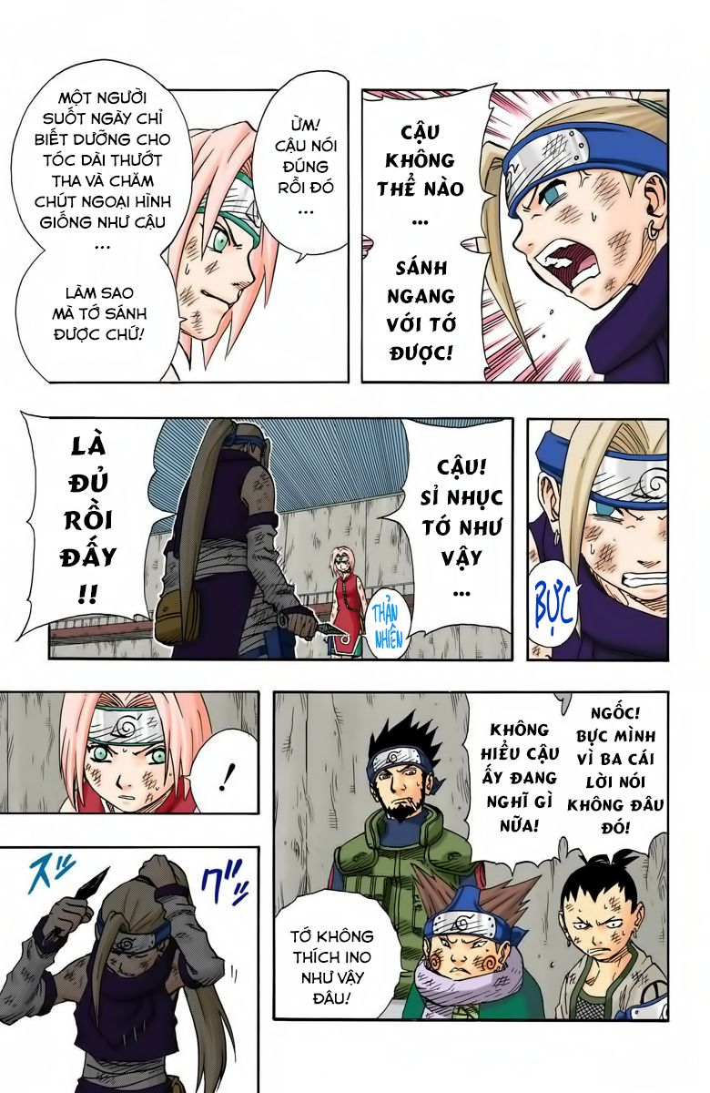 naruto full màu chapter 72: - Đua tài - Next chapter 73: - tuyên bố bại trận