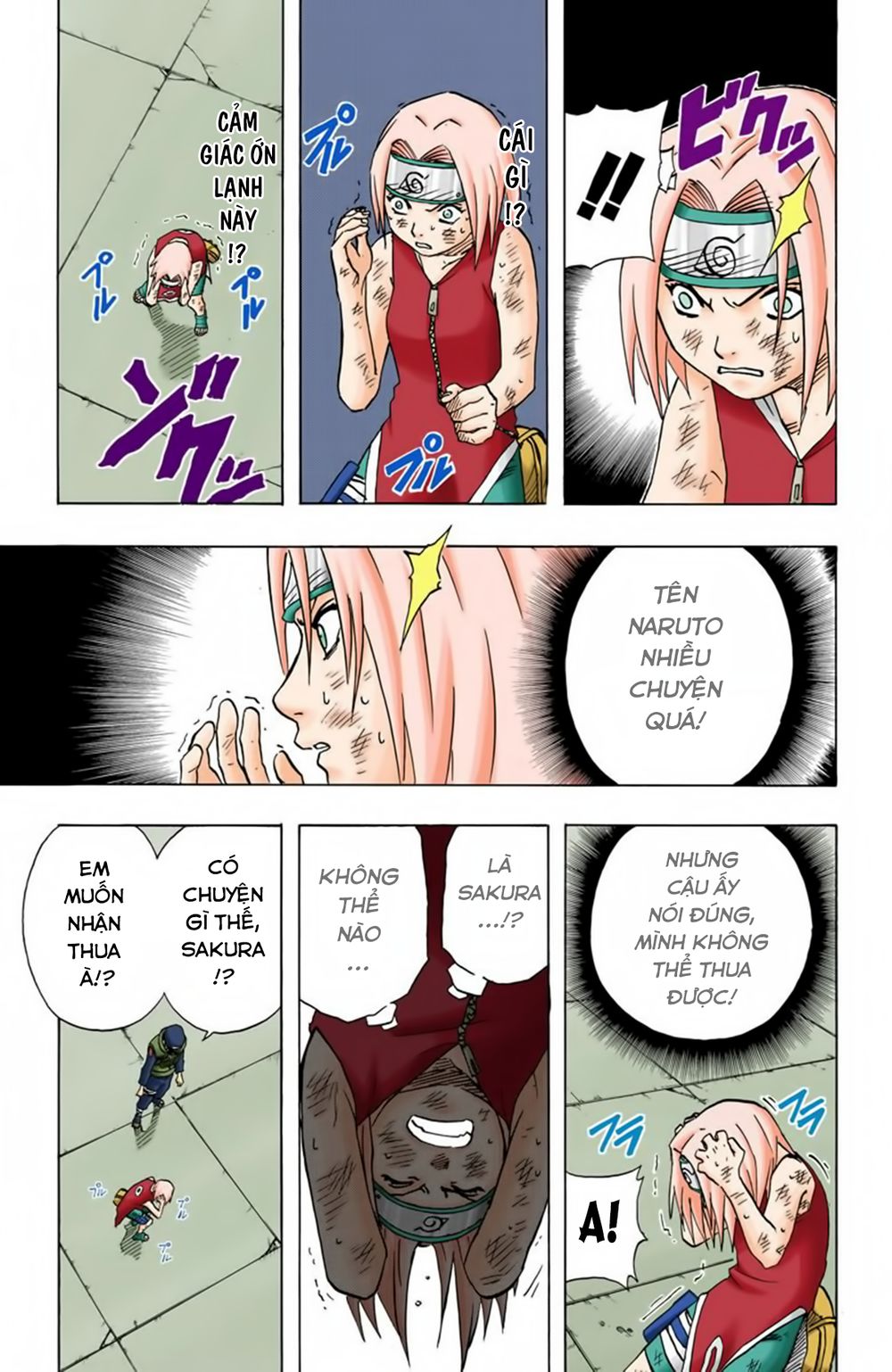 naruto full màu chapter 73: - tuyên bố bại trận - Next chapter 74: - trận đấu thứ sáu và