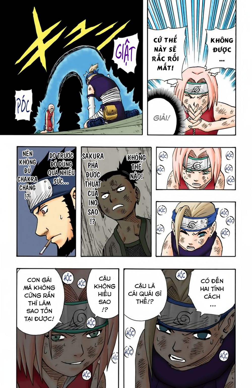 naruto full màu chapter 73: - tuyên bố bại trận - Next chapter 74: - trận đấu thứ sáu và