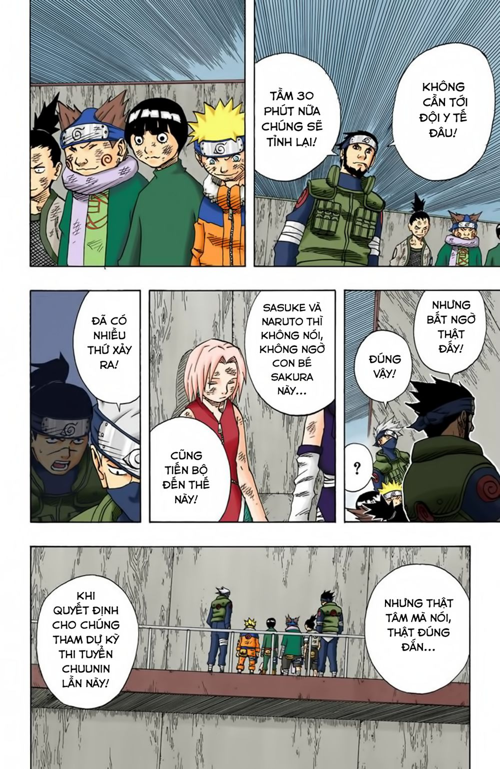 naruto full màu chapter 73: - tuyên bố bại trận - Next chapter 74: - trận đấu thứ sáu và