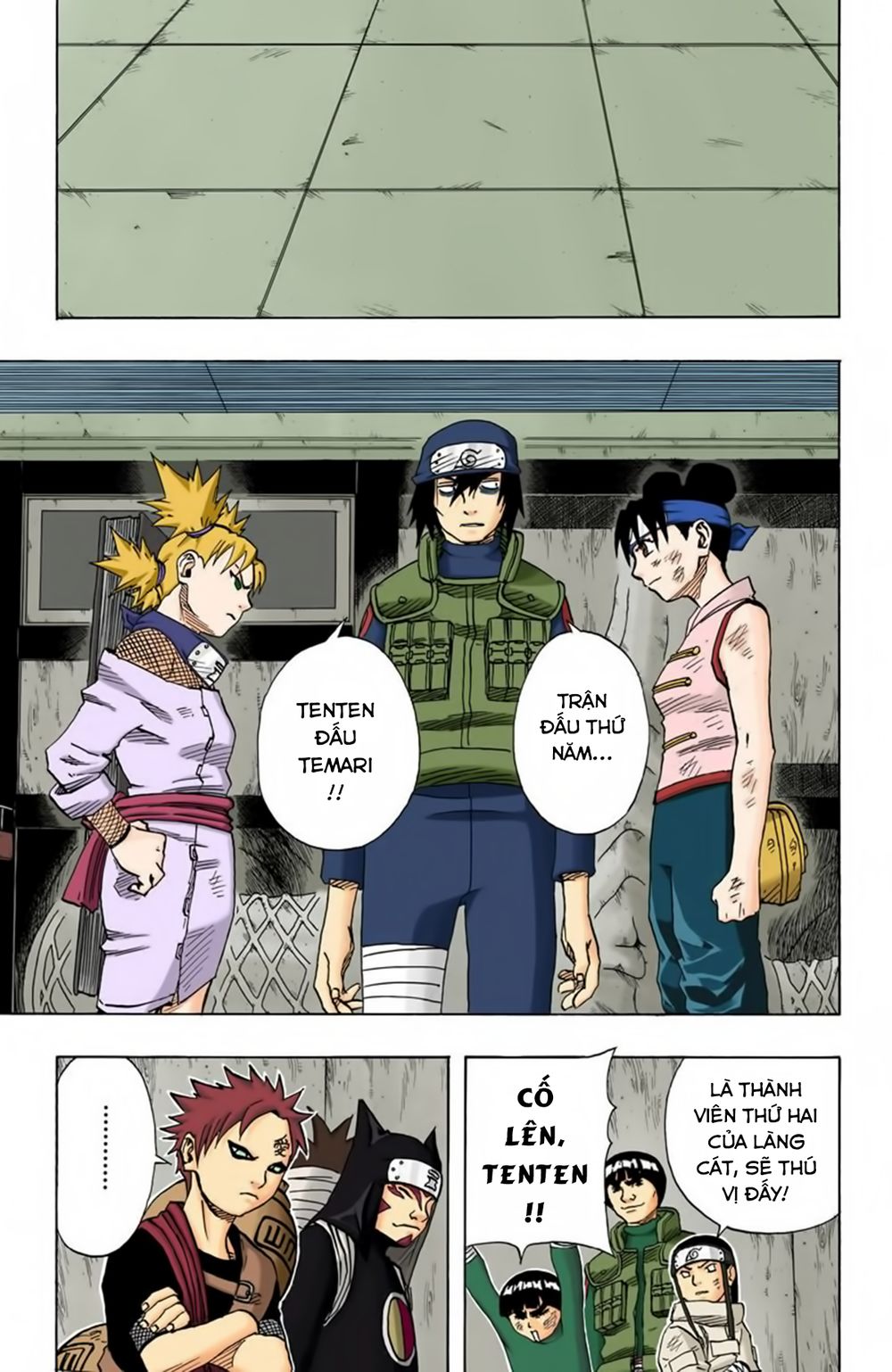 naruto full màu chapter 73: - tuyên bố bại trận - Next chapter 74: - trận đấu thứ sáu và