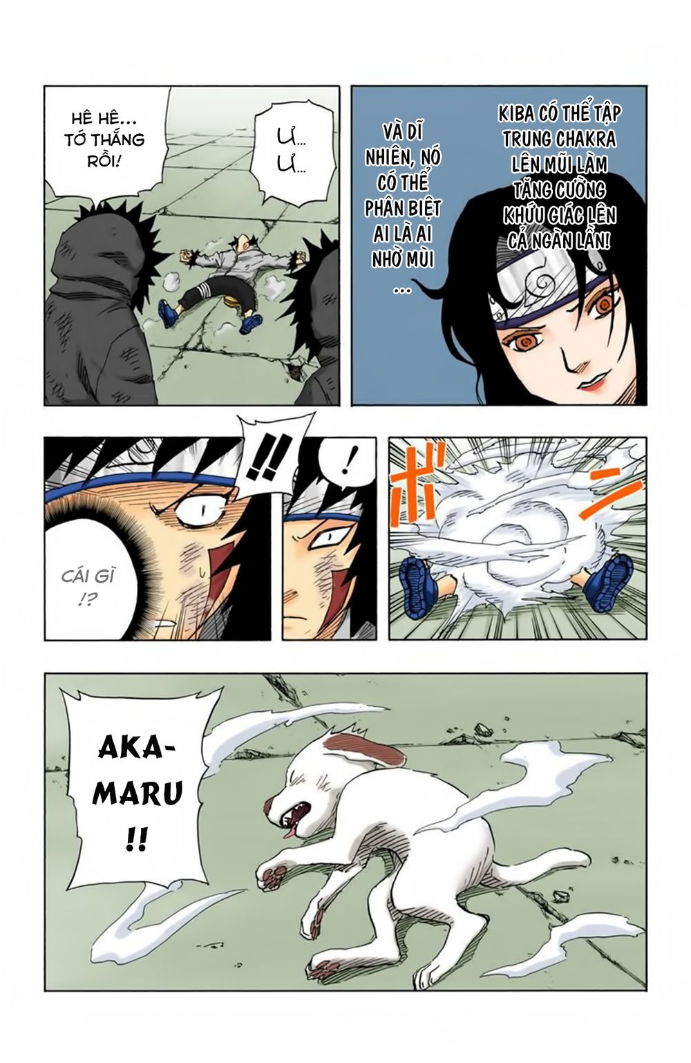 naruto full màu chapter 76: - kiba lật ngược tình thế naruto - Next chapter 77: - mánh khóe của naruto